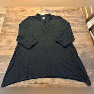 🌟Chico's Black Long Sleeve Tunic Tee, XXL